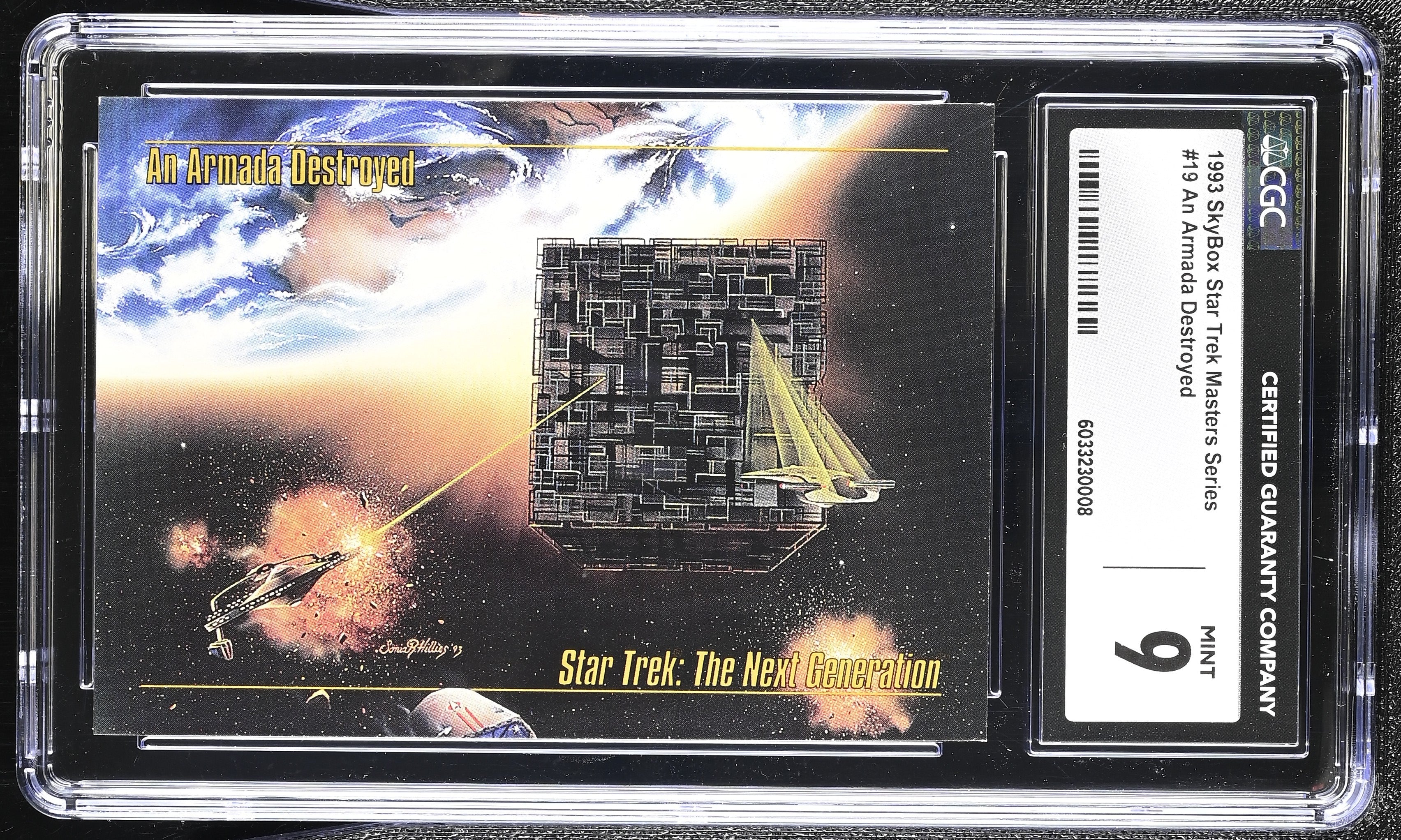 Armada Destroyed - 1993 StarTrek Master Series Skybox - CGC Graded
